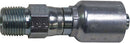 Hydraulic Crimp Fitting: Steel x Steel, Straight, -8 For Hose Dash Size, Male x Genderless, Mfr Model: 10143-8-8, Make: Parker