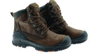 Safety Shoes, Hight Ankle, Water Repellent and breathable Nubuk Leather with scuff cap, Power Cap Toe, Size: 42  Make: Aboutblu-Panther