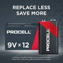 Alkaline Battery,Size: 9V, Make: Procell