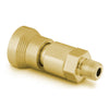 Brass Instrumentation Quick Connect Body, 0.2 Cv, 1/4 in, Male NPT, Make: Swagelok