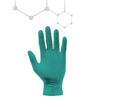 X2260GR ChemTough Nitrile Powder Free Green Gloves