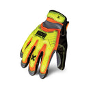 قفازات عمل عالية الوضوح من Mechanix Wear، لون أصفر فلوري، عالية الوضوح FastFit®