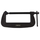 C-Clamp, 12" Max Opening, 5-3/4" Throat Depth, Black, Make: Proto