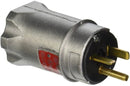 Plug: 6-20P, 20 A, 250V AC, 3 Poles, Metallic, Make: Appleton Electric