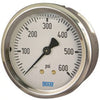 Pressure Gauge, 2-1/2'' Dia, 1/4''NPT Bottom Connection, 0-160 PSI, Make: WIKA