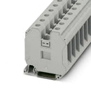 Grey UT 35 Feed Through Terminal Block, Single level, 1.5 to 50mm², ATEX, 1 Kv, Make: Phoenix Contact