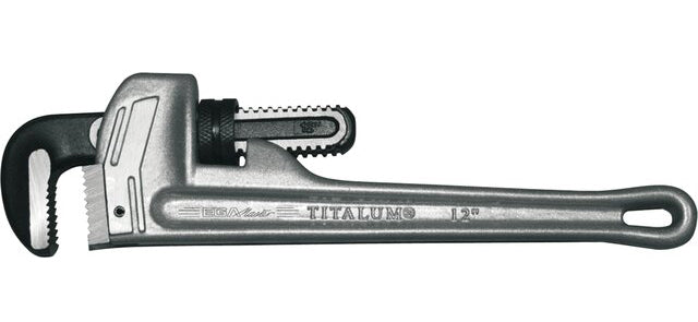 Heavy Duty Aluminum Pipe Wrench Titalum EgaMaster