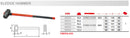 Sledge Hammer Fiberglass Handle EgaMaster