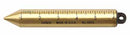 Plumb Bob, 20oz Inage Solid Brass Cylindrical Metric 590G Lufkin