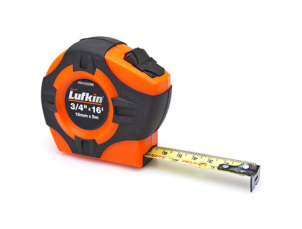Tape Measure, Hi-Viz® Orange, P1000 Series, Size: 3/4" x 16ft Long PHV1035CMEN Lufkin