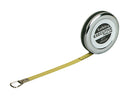 Tape Measure, Executive® Diameter Yellow Clad A19 Blade Pocket, Size: 1/4" x 6ft Long W606PD Lufkin