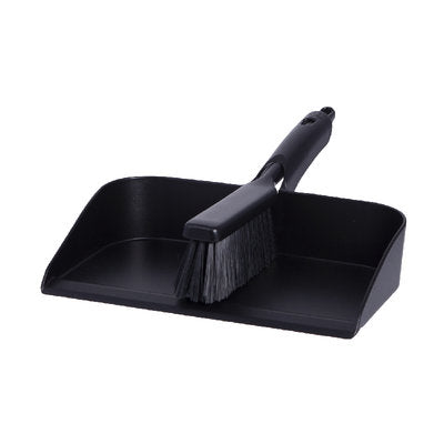 Dust Pan Plastic with Hand Brush