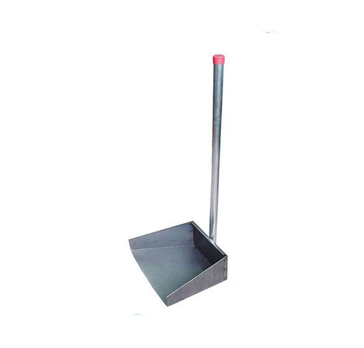 Dust Pan Galvanized with Long Handle