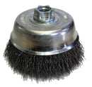 Cup Wire Brush M14 x 2", 65mm Dia Crimped 421.167 Lessmann