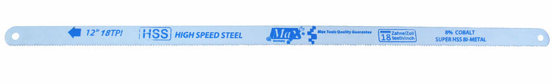 Hacksaw Blade, Super HSS Bi-Metal, Size: 12" x 18TPI - Shopataos