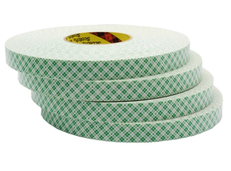 Double Coated Urethane Foam Tape, Off-white, Size: 1" x  1/16" Thick x 36 Yards - Shopataos