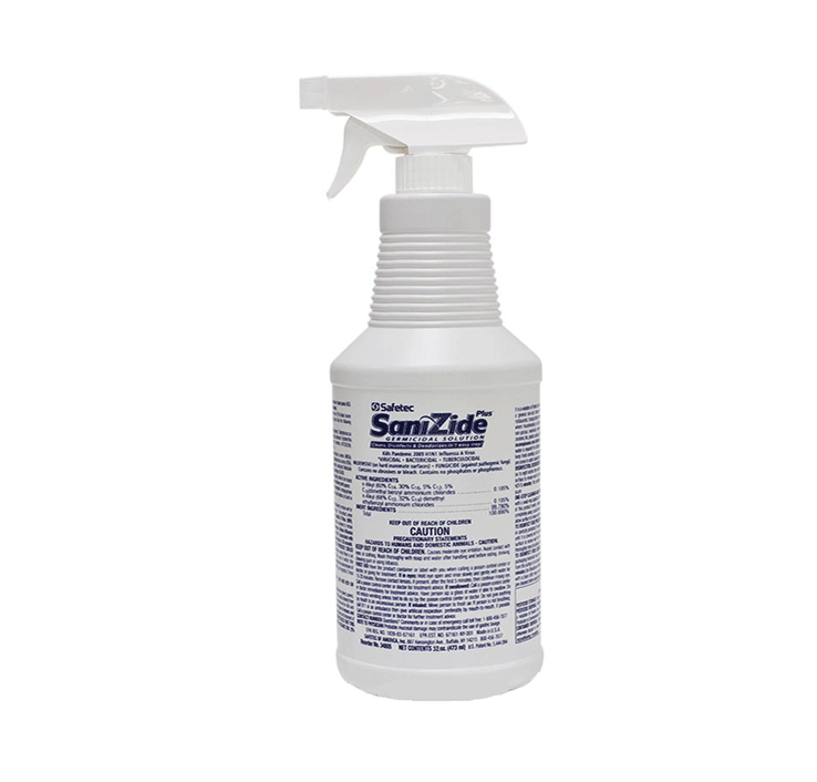 SaniZide Plus® Germicidal Solution 32 Ounce Spray Bottle– Shopataos