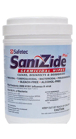 Germicidal Wipe Canister, Sanizide Plus, 160Count Pullout Canister 34823-1
