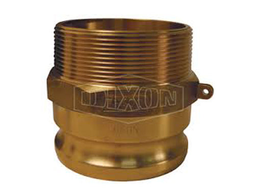 Adaptor x Male NPT Brass Type F Dixon