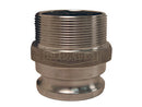 Adaptor x Male NPT Stainless Steel Type F Dixon