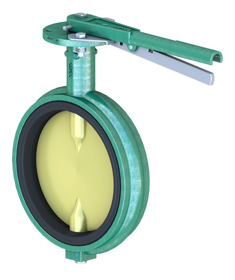 Butterfly Valve, Wafer Type, NE-C, Ductile Iron Disc - Shopataos
