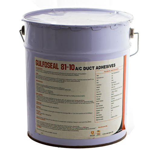 Gulf-O-Seal 81-10 A/C Duct Adhesives, 13 L