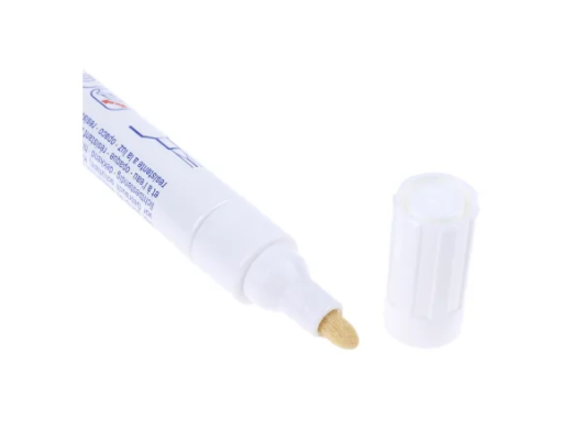 White Medium Paint Pen, Make: Edding