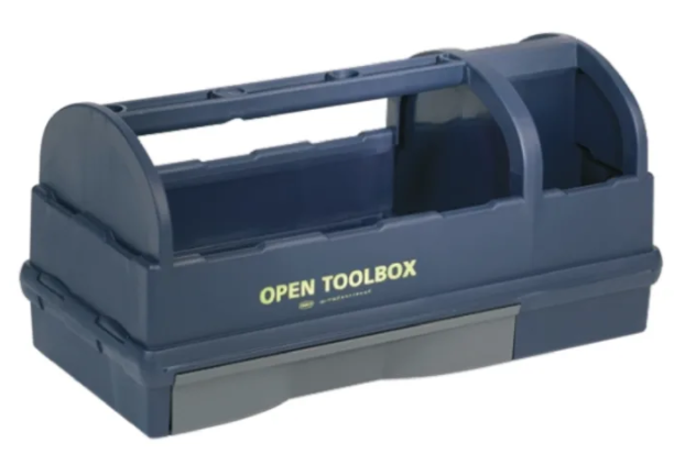 Open 3 1 drawer Plastic Tool Box, 228 x 476 x 230mm - Raaco