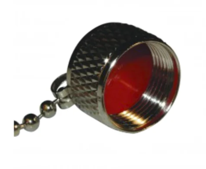 RF Connector Dust Cap for N Type Connector Female Cord Included - Amphenol RF