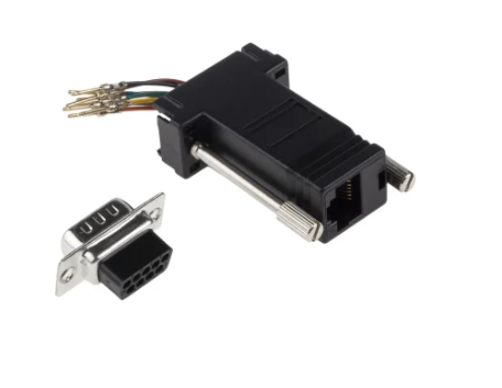 D Sub Adapter Male 9 Way D-Sub to Female RJ45 - RS PRO