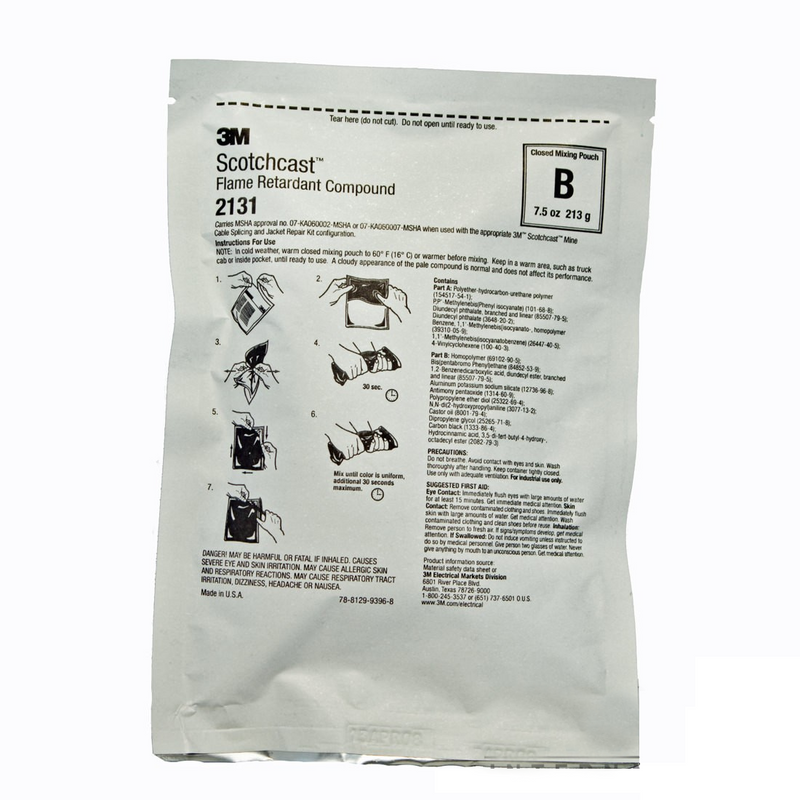 Scotchcast Flame-Retardant Compound 2131C, 612 grams, 10 /Case, Make: 3M