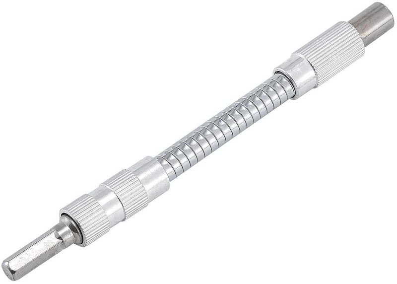 Katur Flexible Socket extension Bar set, cable flexible shaft extension bar ratchet, flexible extension drill bit holder for screwdriver, 3pcs 1/4 inch hex shank (150/200/300mm Length)