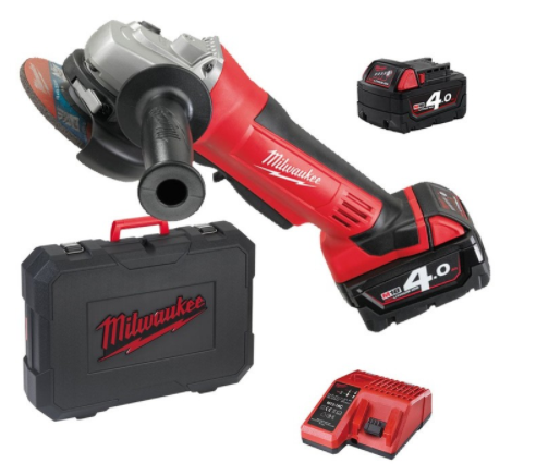 Milwaukee 125mm battery angle Grinder with Paddle switch PADDLE / DEAD MAN SWITCH