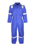Coverall Blue-100% Cotton Fire Retardant