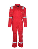 Coverall Red-100% Cotton Fire Retardant