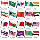 Flags - Arabian Ocean