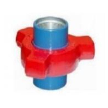 Hammer Union Threaded Fig 1502, Blue & Red