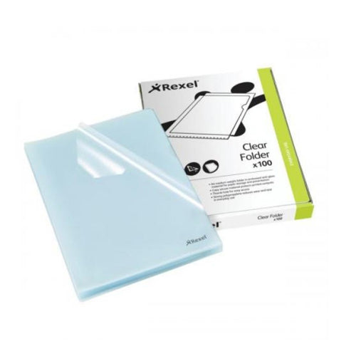Clear Plastic Folder L-Type Rexel
