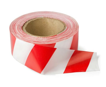 Safety Barrier Tape White & Red
