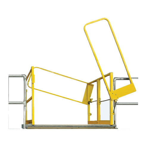 Safety Gates Mezzanine Clear Height Yellow Powder Fabenco