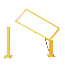 Safety Gates Series VG Vertical Lift Gate Yellow Powder Fabenco