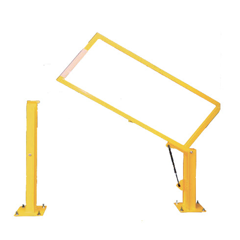 Safety Gates Series VG Vertical Lift Gate Yellow Powder Fabenco