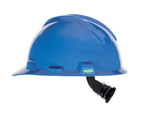 Safety Helmet, V-Gard Cap Half-Brim 475359 Blue MSA