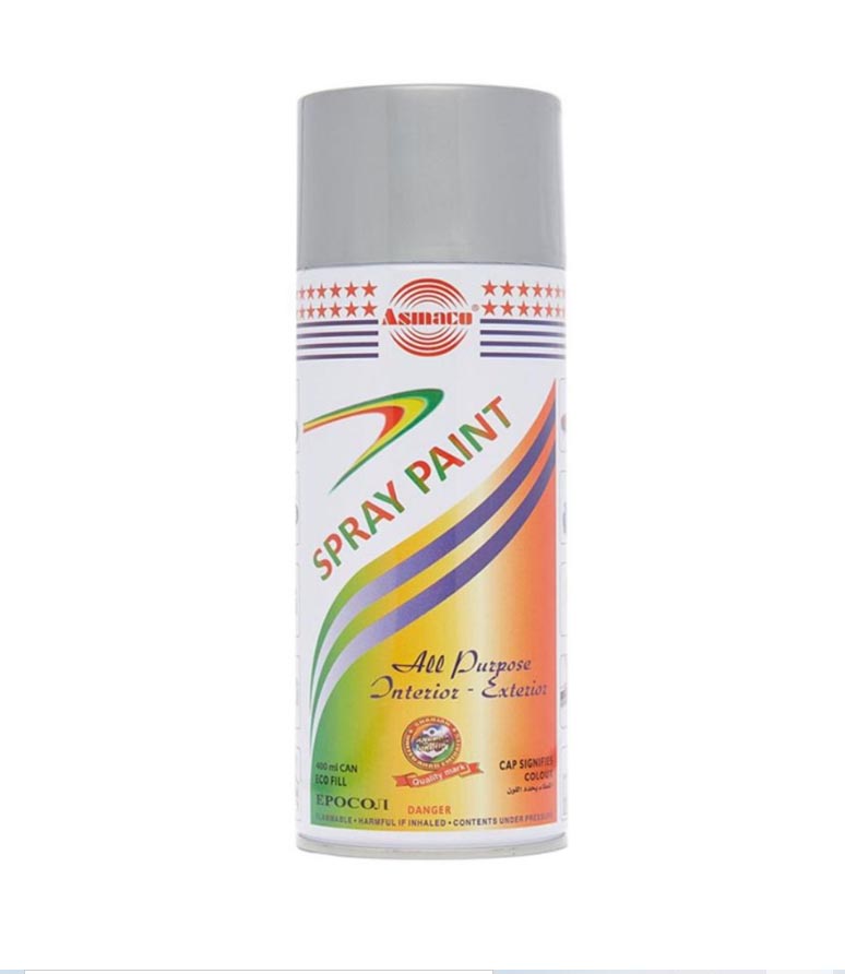 Spray Paint 400ml Light Grey Asmaco