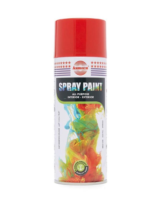 Spray Paint 400ml Red Asmaco