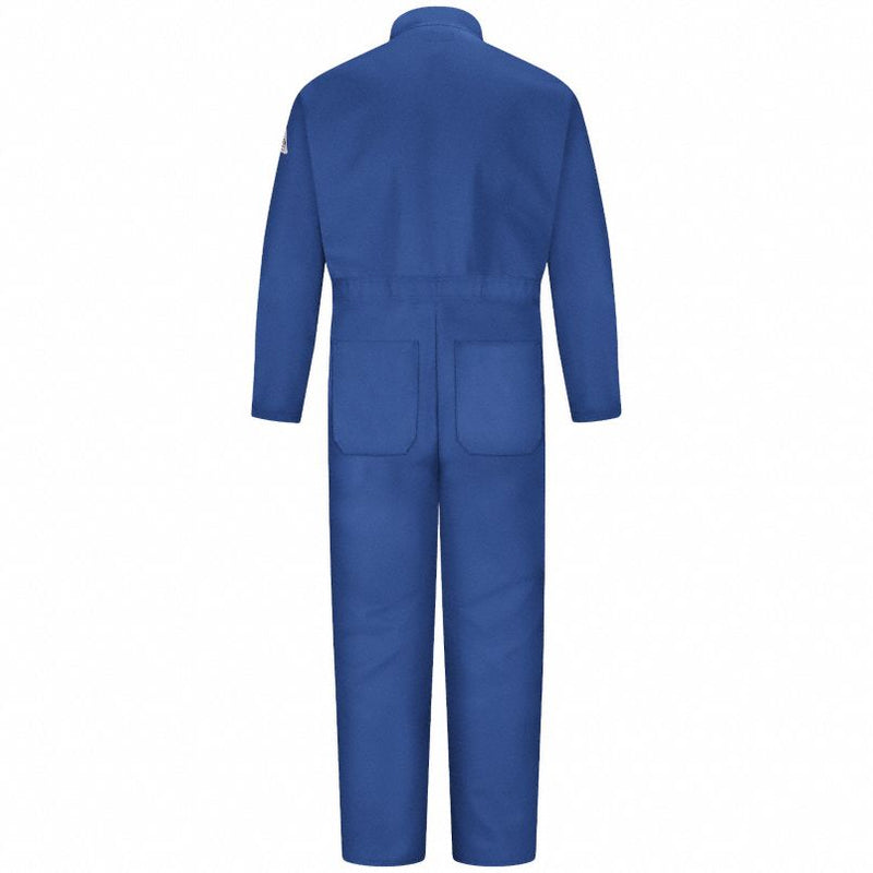 FR Coverall Long Sleeve, Size:40, 100% Cotton, Colour:  Royal Blue, with Company's Logo